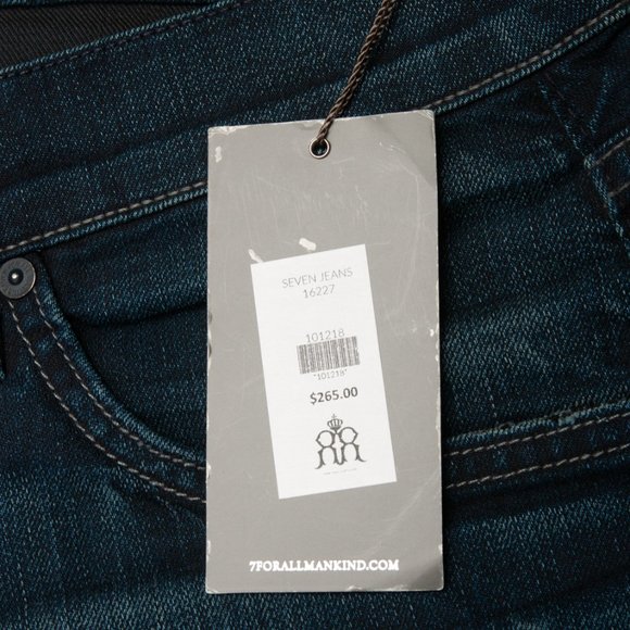 7 For All Mankind Medium Wash Bootcut Jeans - Picture 3 of 5
